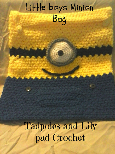 Little Boys Minion Inspired Bag 