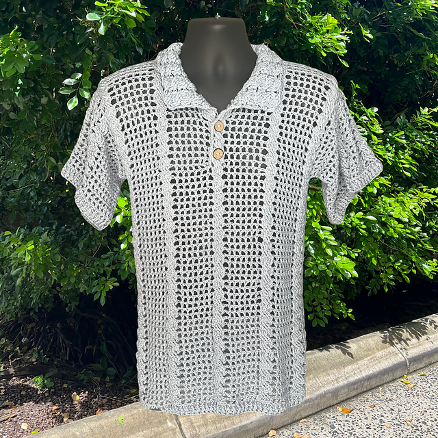 Ravelry: Kayne Mens Polo Shirt pattern by Lisa Boyd