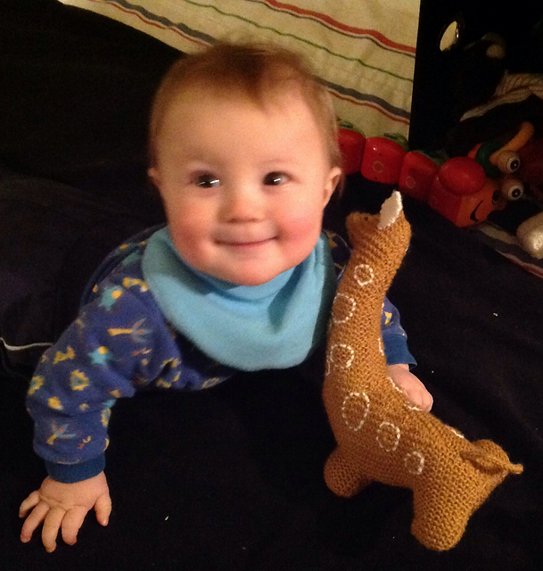 Strik sød giraf / Knit a sweet giraffe