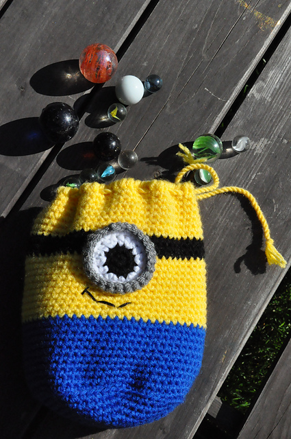 Minions marbles bag