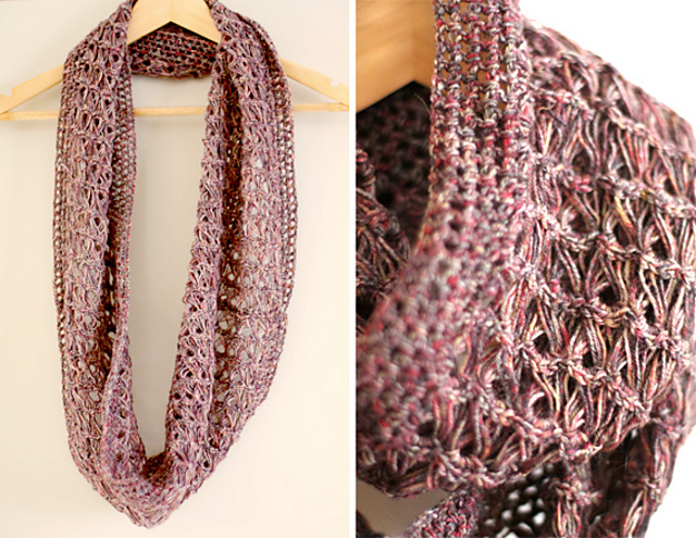 Broomstick Lace Wrap scarf