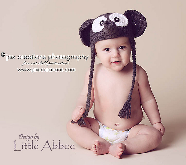 Elephant Earflap Hat