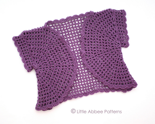 Open Weave Short Sweater