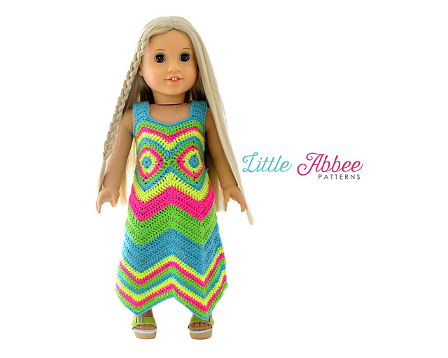 1970's Chevron Sun Dress