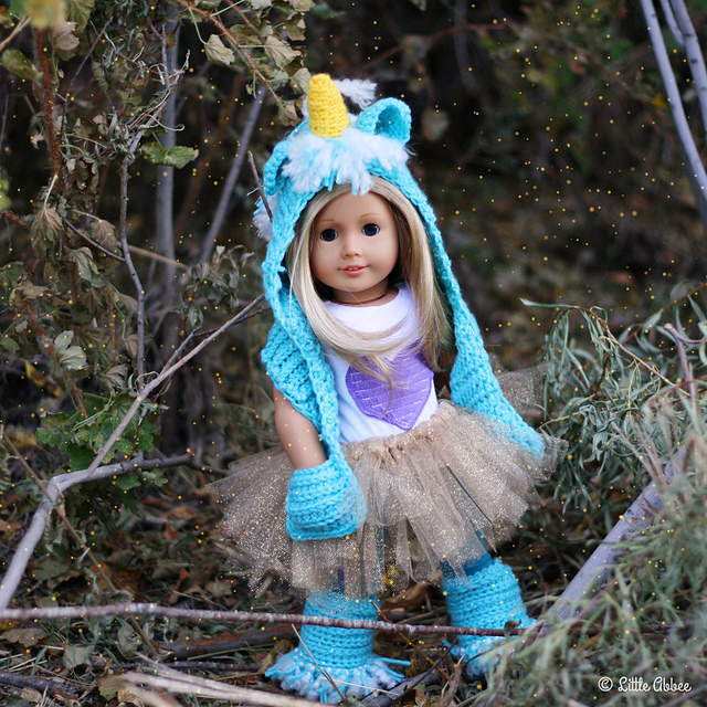 Unicorn Hooded Scarf