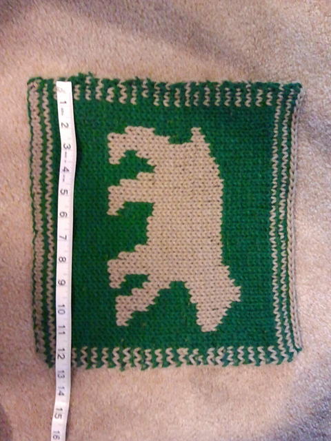 Walking Grizzly Dishcloth