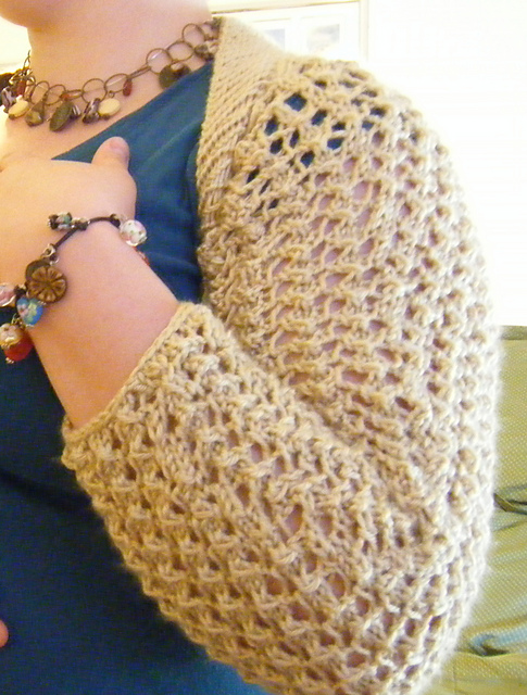 Trellis Lace Shrug