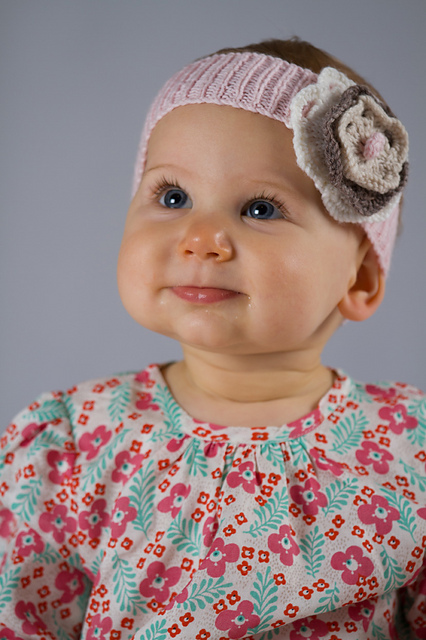 Layered Flower and Bow Headbands - Bc37