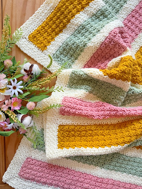 Spring Stripes Blanket