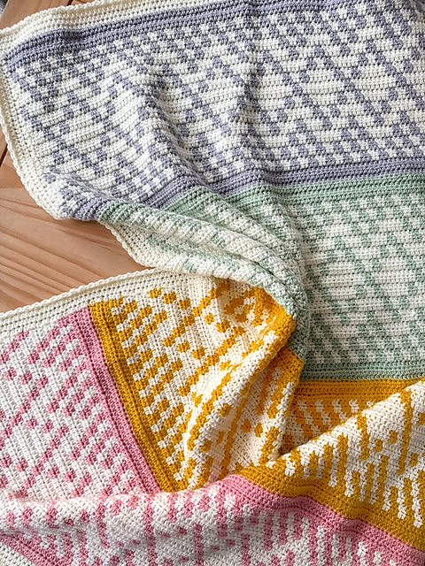 Mosaic Diamond Blanket