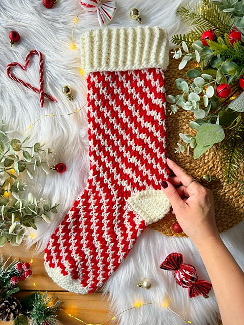 Peppermint Stocking