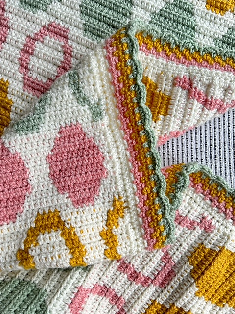 Pretty Polkas Blanket