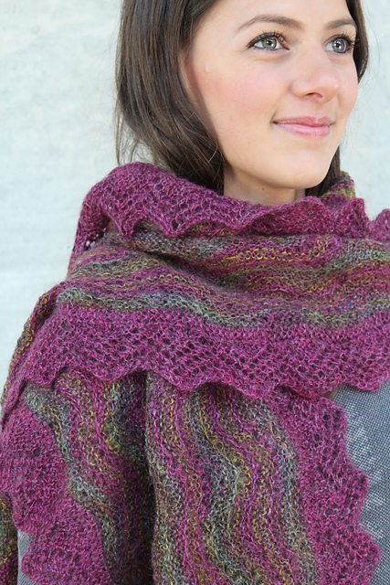 Three Valleys Shawl
