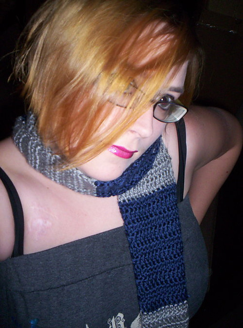 Hogwarts Block Scarf Pattern (Double Crochet)