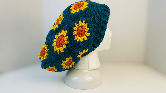 Patchwork Slouchy Beanie