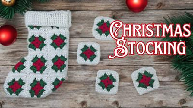 Mistletoe Christmas Stocking
