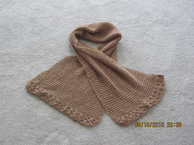 Mysterious Lace Reversible Scarf