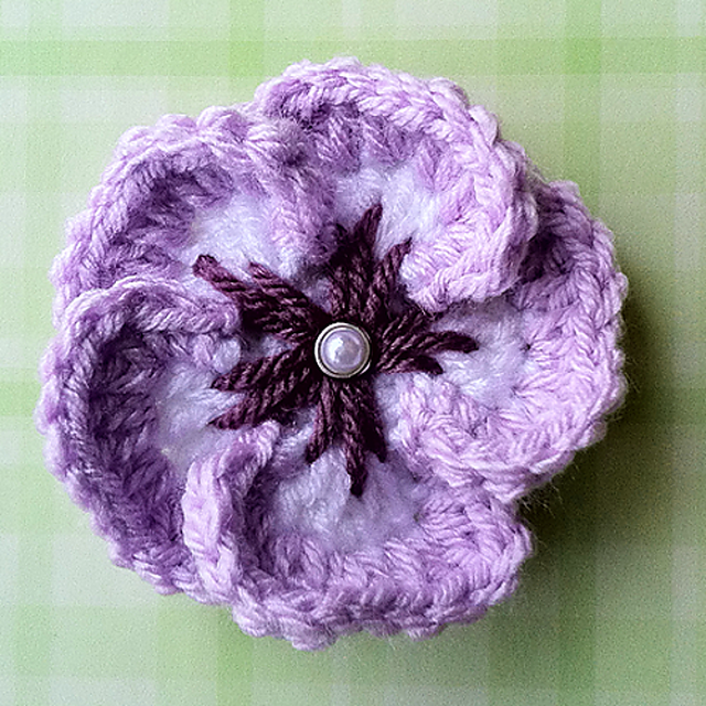 Tropical Crochet Flower