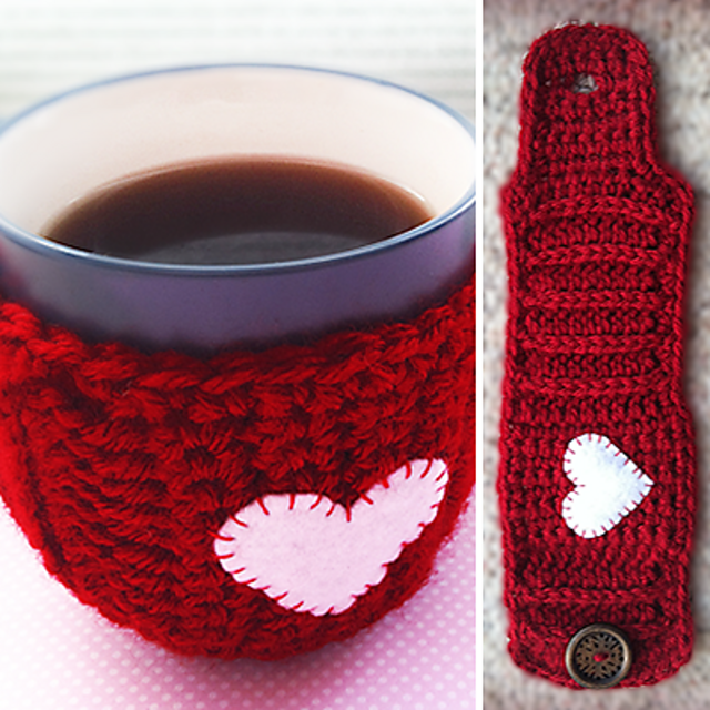 Valentine's Day Mug Cozy