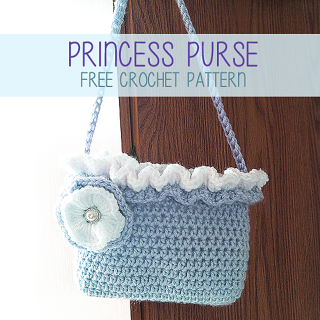 Princess Purse with Flower Embellishment
