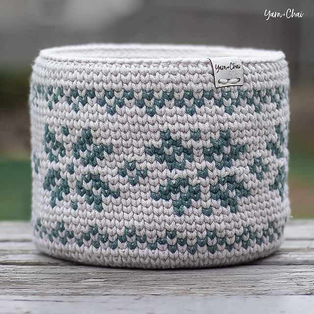 Fair Isle Basket