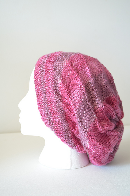 4 in 1 Knitted Reversible Slouchy / Beanie Hat