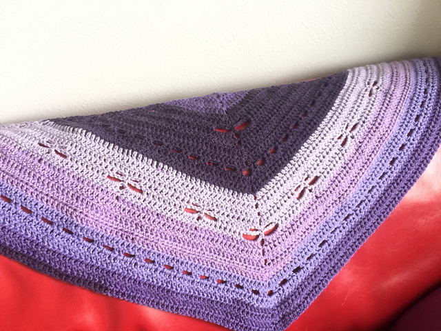 Diane Dragonfly Shawl