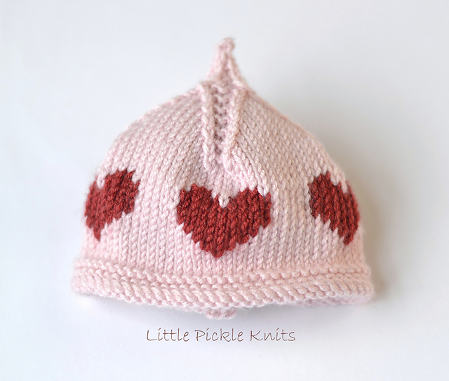 Baby beanie - Little Hearts