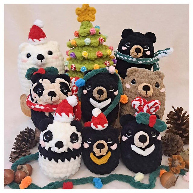 A beary happy Christmas 8 in 1