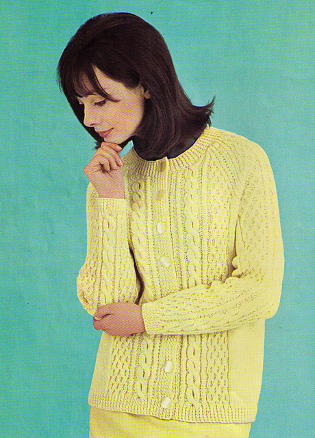 18 Aran style jacket