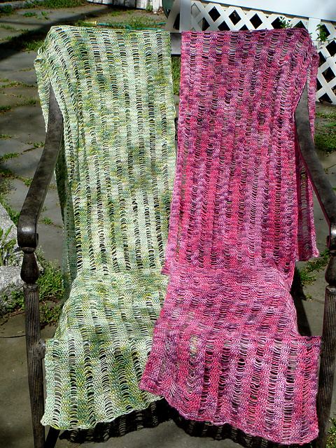 Drop Stitch Shawl