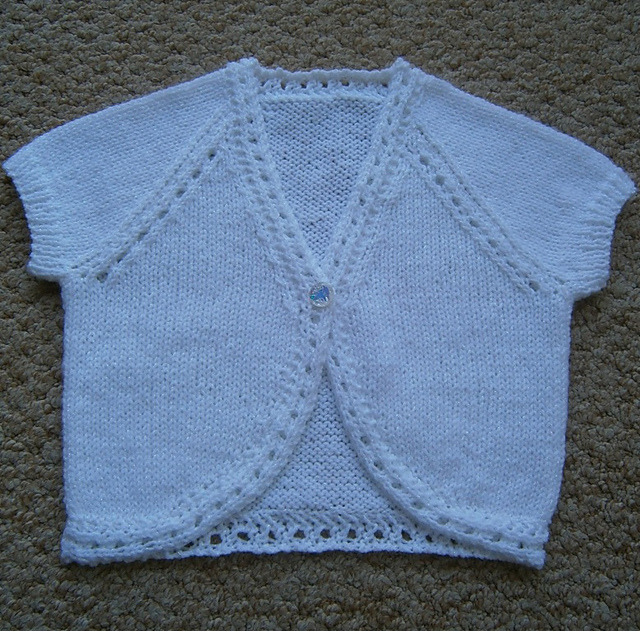 Boleros with Eyelet Edging