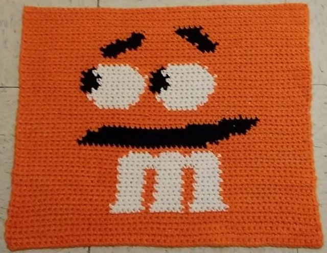 Orange M Pillow  55x55