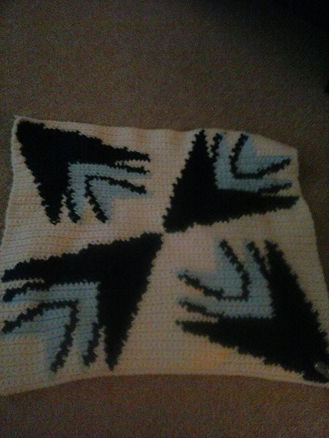 Palm Leaves Block #8 65x65