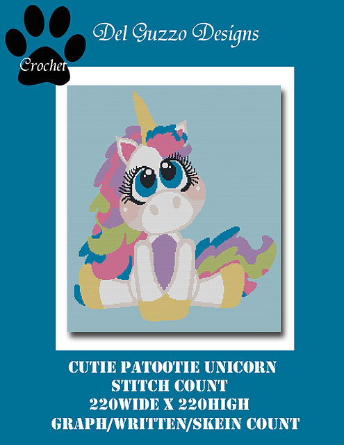 Cutie Patootie Unicorn 220x220