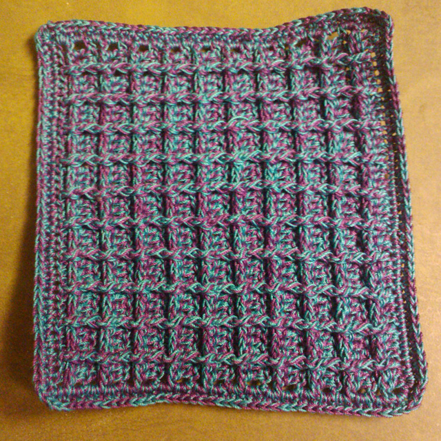 Blueberry Pie Dishcloth Set Pattern #2