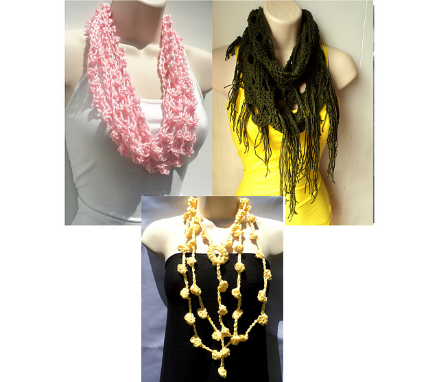 Three Fun & Easy Scarves
