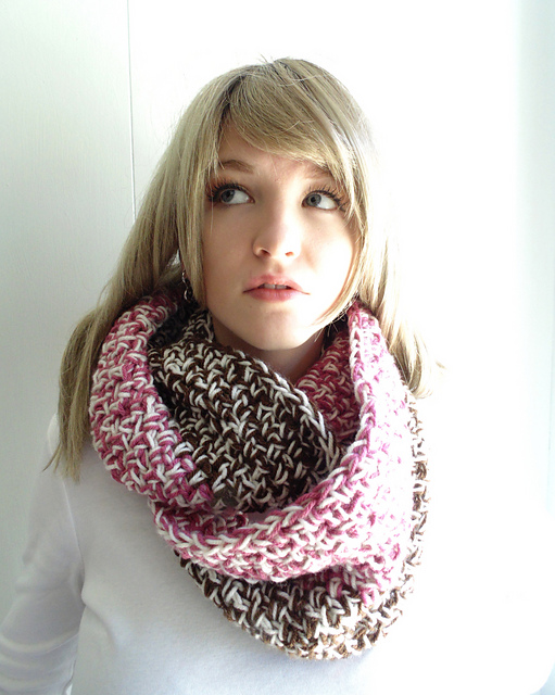 Neapolitan Cowl Infinity Scarf