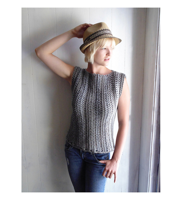 Herringbone Striped Blouse