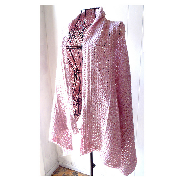 Rose Star Lace Shawl