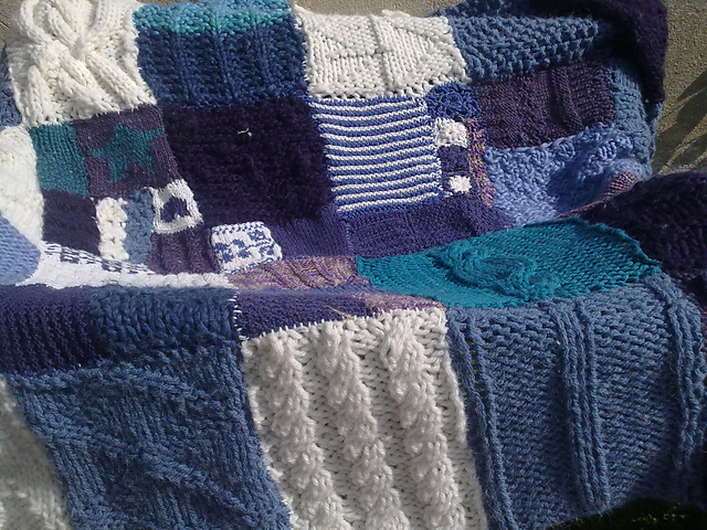 The Learn to Knit Afghan/Blanket