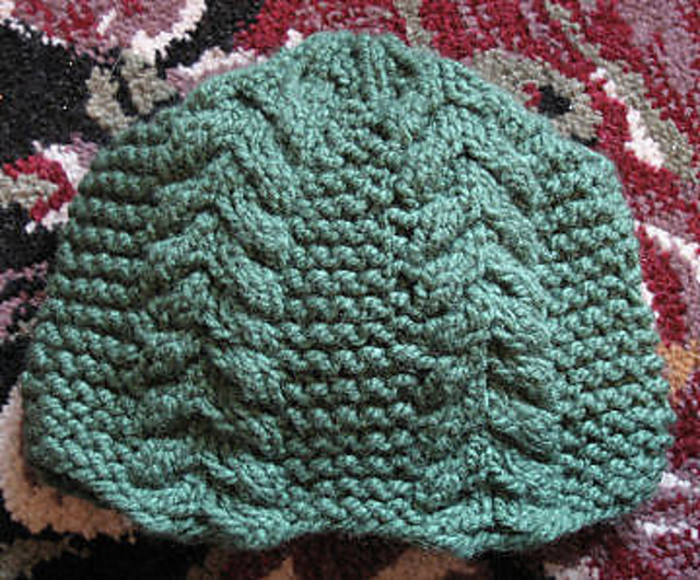 Knitted Cable Tea Cosy