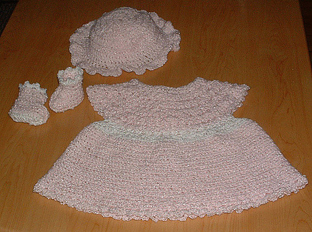 Baby's Summer Dress & Hat