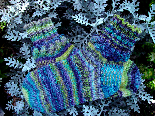 Shortie Entrelac Sox