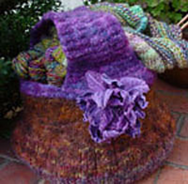 Pumpkin Felted Bag