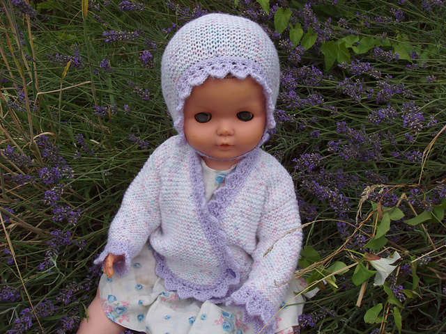 Garter Stitch Layette DK & 4ply