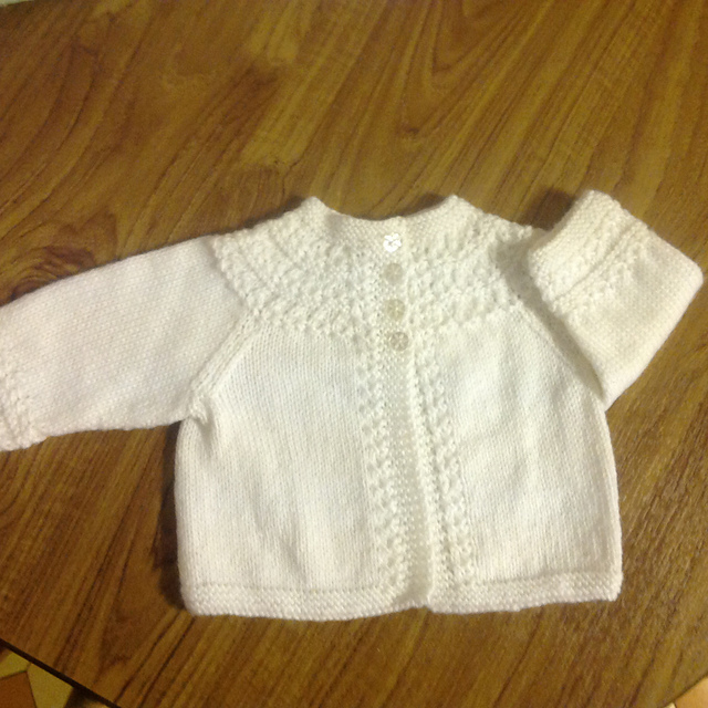Coat with Round Yoke