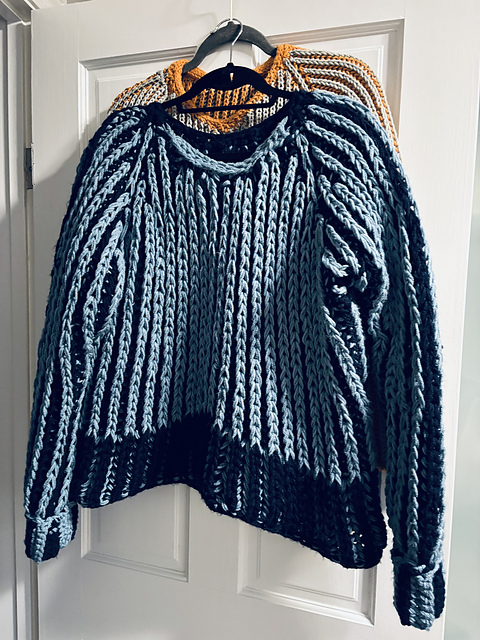 Reversible Fisherman's Rib Knit Sweater