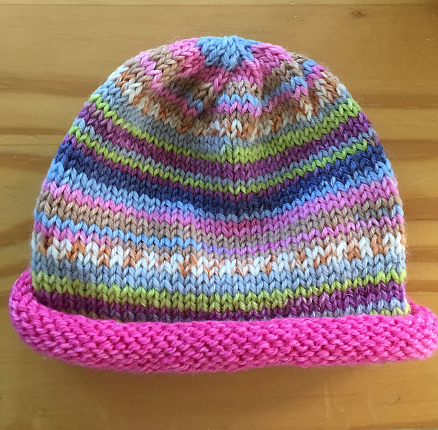 Rolled Brim Hat for Babies