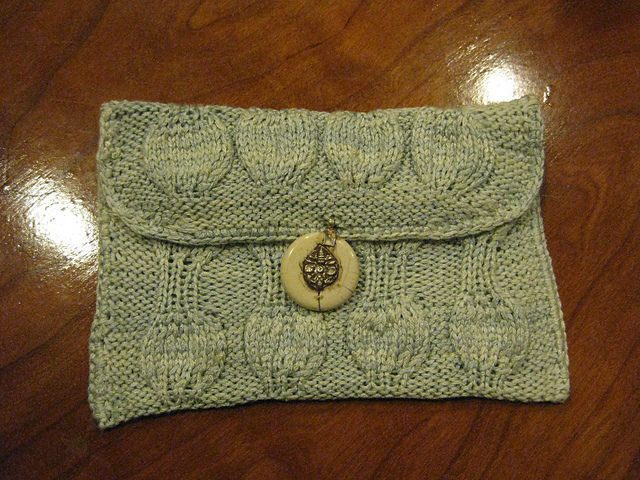 Ruched Silk Envelope